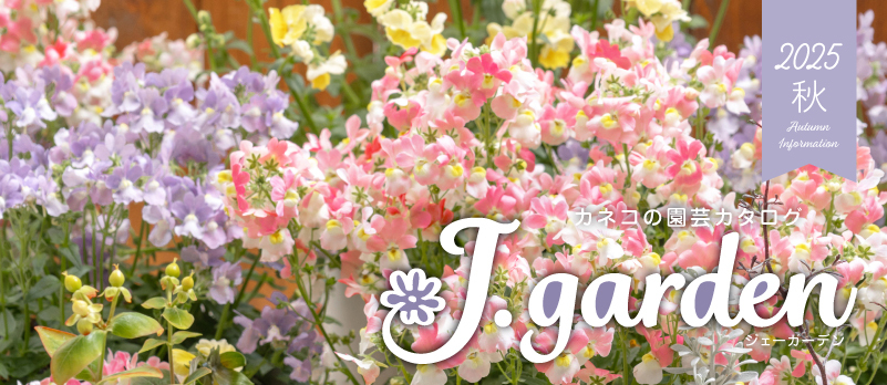 カネコの園芸カタログ『J.garden』最新号